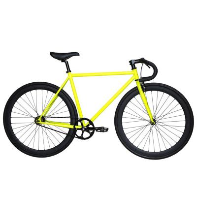 China Popular High Quality 700C Double Butted Chromoly Glow Fixed Gear Bike for sale