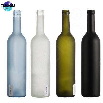 중국 Drinks

 Wine container wholesale Dark green empty long neck wholesales colored frosted clear with cork Bottle 750ml Wine Bottles 750 Ml Glass 판매용