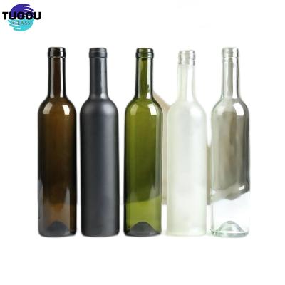 China Drinks

 Wine container Hot sale 375ml 500ml 750ml fruit Frosted Clear Wine Glass Champagne Empty Bottle for sale