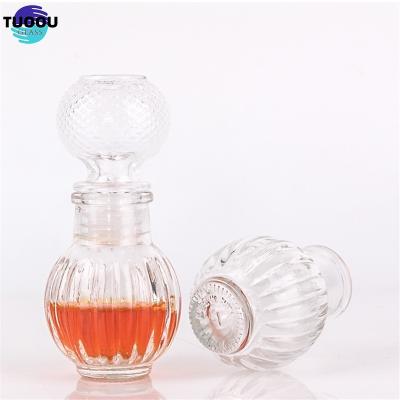 China Drinks

 Wine container Factory produces small sealed TUOOU of spherical shape cap hot selling 50ml wine whisky brandy bottles for sale