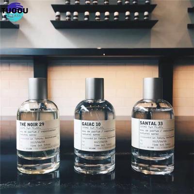 China Perfume bottle Wholesale hot selling Transparent cylindrical spray empty glass high-grade perfume bottles en venta