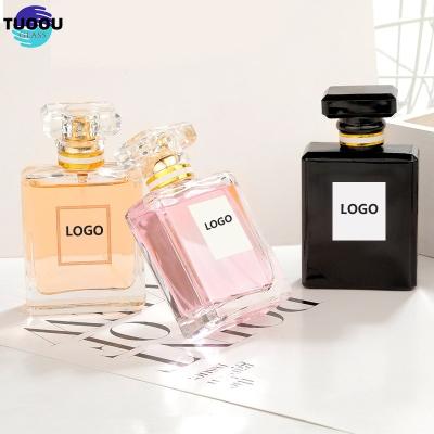 China Personal Care Wholesale hot selling handicrafts Customizable label Rectangular empty perfume bottle Te koop