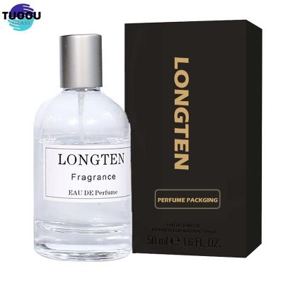 China Cosmetic Wholesale hot selling with packaging box pump spray empty perfume bottle en venta