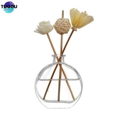 China Morden Hot sale Aromatherapy glass bottle 100ml Reed Diffuser Glass Empty Bottle Luxury for sale