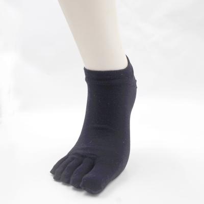 China Fashion 100% Cotton QUICK DRY Organic Stocking Cut Five Toe Socks Girls Finger Socks for sale