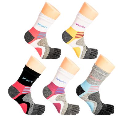 China New Fashion Sports Five Toe Sock Womens Design Ankle QUICK DRY Socks for sale