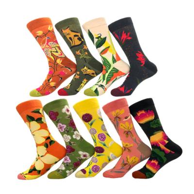 China Wholesale Hot Sale Online Antibacterial Crew Disparity Custom Happy Men Socks For Man for sale