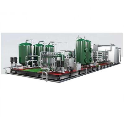 China Offshore RO Seawater Desalination Machine Ro Plant Containerized 105kw PLC Seawater Desalination Plants for sale