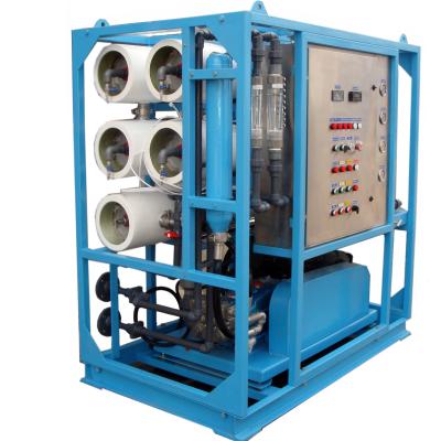 China Captain Pure Seawater Desalination Plant 99.2 % Desalination Rate 10-300 M3/H AC220V 18A for sale