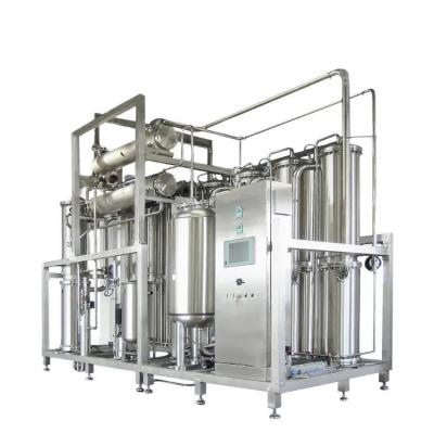 China Tubular Distilled Water Production Machine For Injection Water Purification FRP Tank 150kg for sale