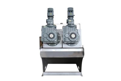 China Compact Sewage Treatment Plant Sludge Dewatering Machine Screw Press 0.12m³/h-135m³/h for sale