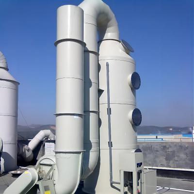 China Chemical Gas Absorption Tower Pp 3500mm Height 200kg For Waste Gas Purification for sale