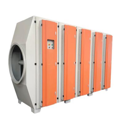 China Industrial Small Activated Carbon Adsorption Chamber Exhaust Odor Treatment Equipment Tank  Stainless Steel for sale