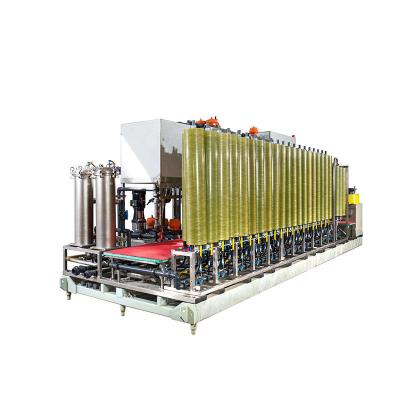 China Two Stage DTRO Dish Type Reverse Osmosis Water Treatment Equipment Filtrate High Salt Ultrafiltration Integration for sale