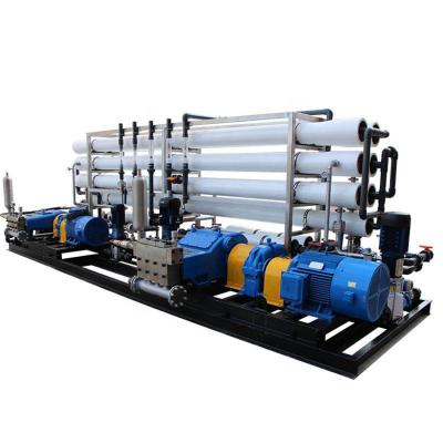 China Electric Power Seawater Desalination Equipment Style Seawater RO System Frame Structure SS316 Stainless Steel 304 FRP for sale