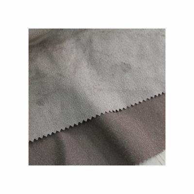 China Shrink-resistant high quality polyester 100 suede fabric brushed velor fabric for sale