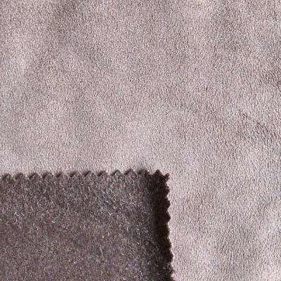 China 100% Shrink-resistant recycle polyester tricot shine sttetch suede fabric for clothes for sale