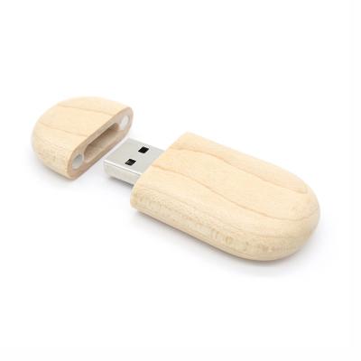 China 8GB/16GB/32GB/64GB USB2.0 Wooden Oval Wooden Instant Drive Ideal Gift for Birthday/Anniversary/Wedding/Photographers for sale