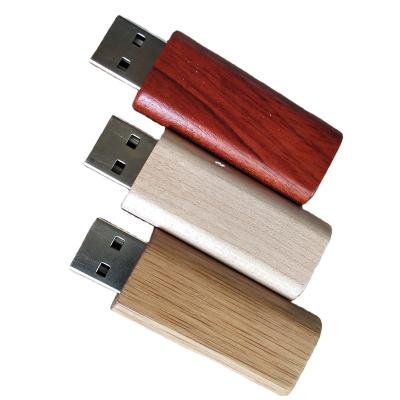 China Popular Elliptical Cylinder Wooden Band Engraved Logo Wooden Usb Flash Drive 2GB 4GB 8GB 32GB 64GB USB 2.0 Memory Stick Memory Drive for sale