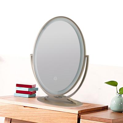 China Factory Wholesale LED Lighted Adjustable Illuminated Vertical Makeup Mirror for sale