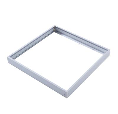 China Modern LED Flat Panel Light Outdoor Mount, 2 x 2 ft Aluminum Ceiling Frame Kit, Anti-rust White Coating for sale