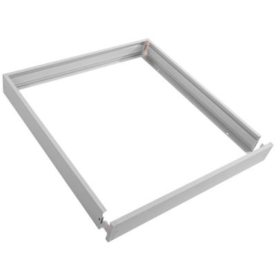 China 62MM high surface 600x600 modern aluminum mounting kit, white surface, ceiling frame kit for LED panel lights for sale