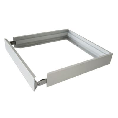 China Modern 600 x 600 LED Surface Mount Panel Kit, Perfect White Frame for Office Ceiling Wall Mounted Lighting for sale