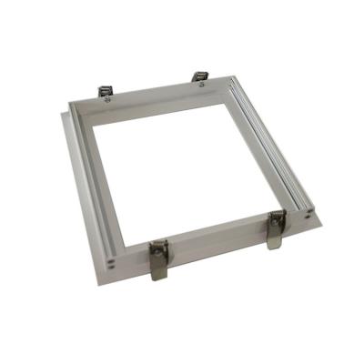 China Modern LED Ceiling Panel Light Recessed Frame Box Kit LED Panel Recessed Rack Mount for sale