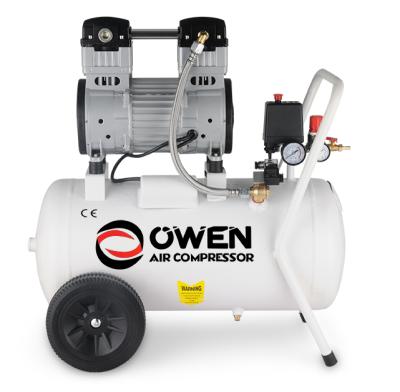 China Lubricated Over 10 Years Small Oiless Experience 8Bar 24L Oilless Air-Compressors Portable Dental Oilless Air Compressor for sale