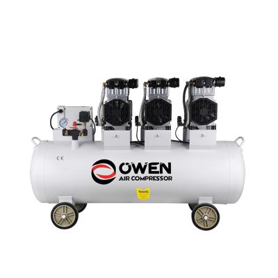 China Hot Sale 100L Oilless Lubricated Piston High Pressure Air Compressor Machines 100 Liter Air Compressor Paint Spray for sale