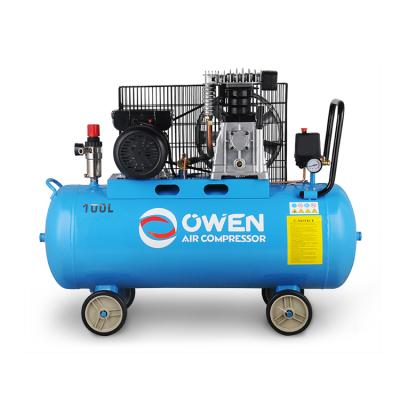 China Owen Hot Sale Italy Type 2.2Kw 8Bar 2 3Hp Lubricated Cylinder Gasoline Air Compressor Prices Air-compressors for sale