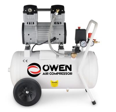 China Special Design Oil Free Screw Lubricated Silent Air Compressor With Wheels for sale