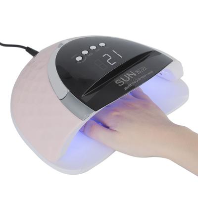 China New Style LED Nail Gel Nail Salon UV Lamp Electric Nail Polish Curing Dryer With Phone Holder Colorful for sale