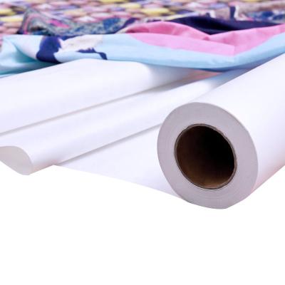 China Digital Quick Dry Printing Premium Dye Sublimation Paper Quick Dry Roll For Chiffon Fabric for sale