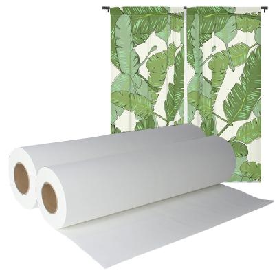 China Textiles Sublimation Roll Paper Sublimation Paper Elephant Rolls Sublimation Inkjet Paper Rolls for sale