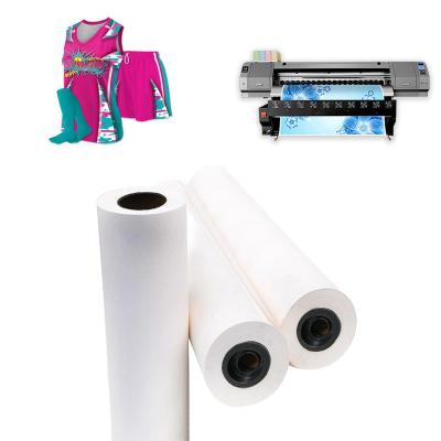 China Textiles China Factory Dye Sublimation Paper Roll Printed Paper 30gsm Sublimation for sale