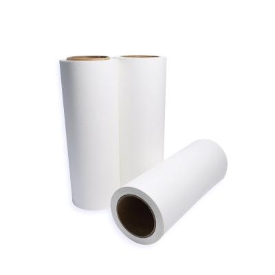 China Pure White Textiles Heat Transfer Printing Sublimation Paper Roll Transfer Paper Factory Wholesale for sale