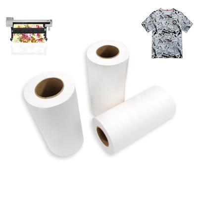 China Textile factory direct sale good quality quick dry sublimation printing paper heat transfer paper digital paper roll for sale