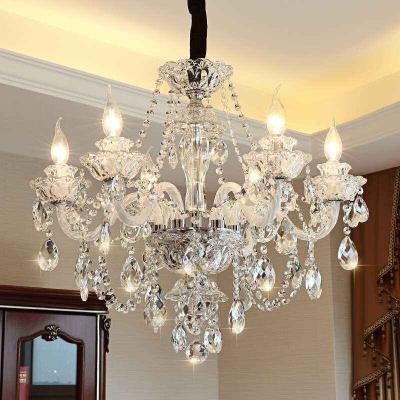 China New popularity of European wholesale Crystal Chandelier Modern Light Luxury energy-saving living room for sale