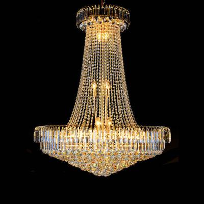 China Traditional Quality Guaranteed Luxury Professional Custom Large K9 Crystal Chandelier for sale