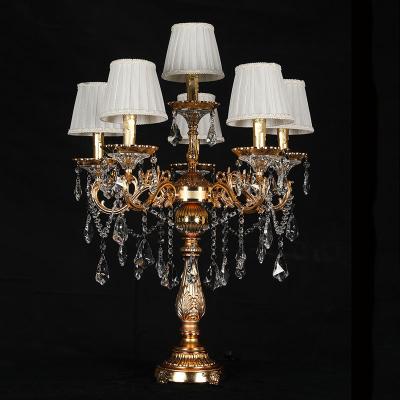 China EUROPEAN Wholesale Success Customize Chandelier Supplier Crystal Table Lamp Lighting for sale