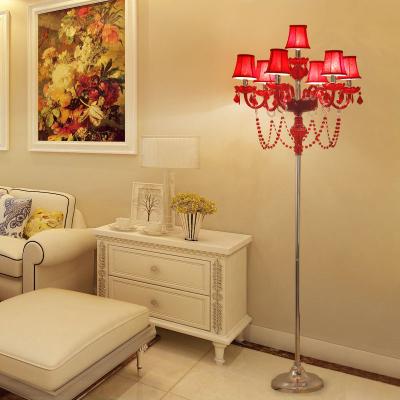 China EUROPEAN Quality Guaranteed Sustainable Luxury Europe LED Crystal Floor Lamp Luxury for sale