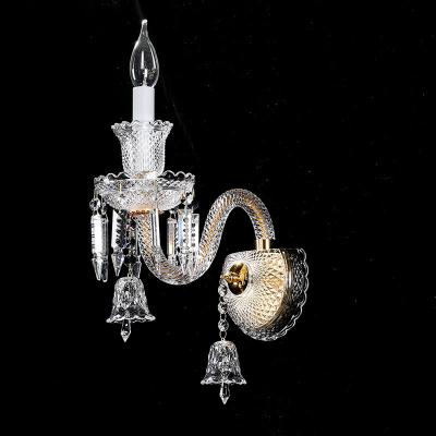 China Modern Hot Selling European Living Room Durable Explosive Models Wall Light Crystal for sale