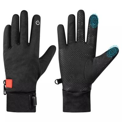 China Men Touch Screen Battery Heating Winter Waterproof And Snowproof Heating Mitten for sale