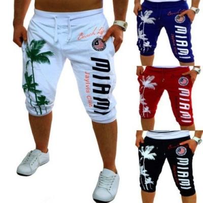 China Printed Breathable Pants Casual Summer Men Pants Drawstring Loose Breeches Fashion Shorts for sale