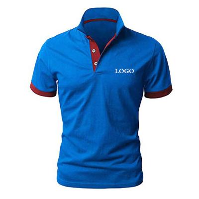 China Custom 100% Custom Logo Polo Shirt Men's Anti-Wrinkle Clothing Polo Shirts Wholesale Cotton Uniform Men's T-shirts For Men for sale