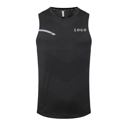 China 022 Summer Custom QUICK DRY Quick Dry Men's Fitness Outdoor Sports Running Breathable Top Vest for sale