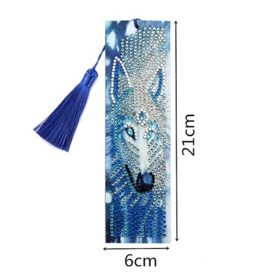 China Wholesale 5D Diamond Painting Kit Eco-Friendly Marker Shaped Diamond Art Embroidery Cross Stitch Leather Tassel Marker for sale