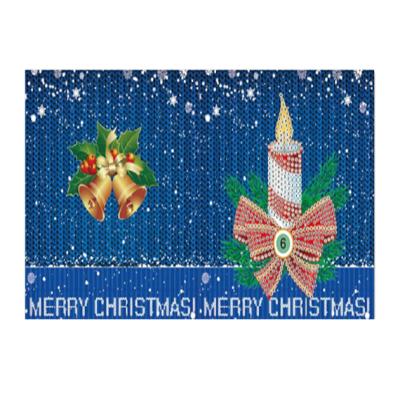 China Christmas Card Gift Full Drill 5D DIY Diamond Painting 3D Embroidery Cross Stitch Home Decor Eco-friendly Painting Art for sale