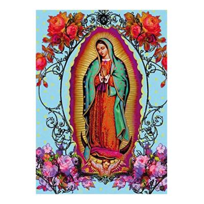 China Gift 5D DIY Diamond Painting Lady of Guadalupe Embroidery Full Round Drill Rhinestone for Wall Decoration Art for sale